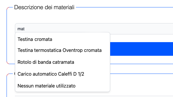 Selezione materiali 2